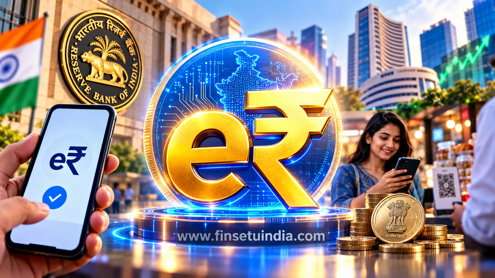 Digital Rupee (e₹): Uses, Benefits and Future in India | FinSetu India